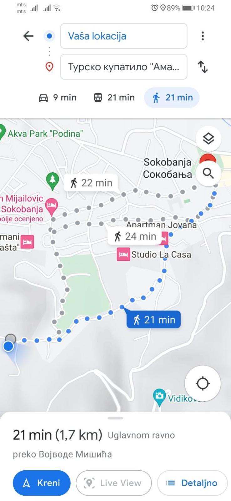 Apartman Mika Soko Banja Esterno foto